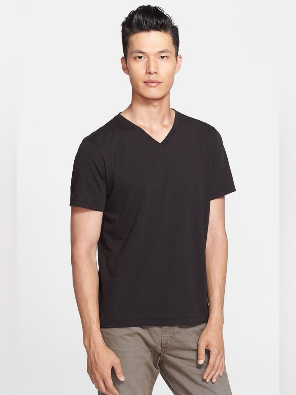 RAG & BONE V-NECK COTTON TEE ♣️
